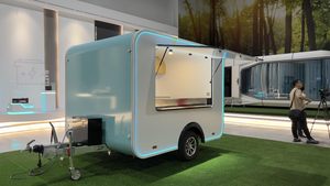 ORANGE RV Food Trailer Food Truck Food Van Mobile Restaurant Coffee Chips Ice Cream Pizza Bar Car Street Mobile Flavor