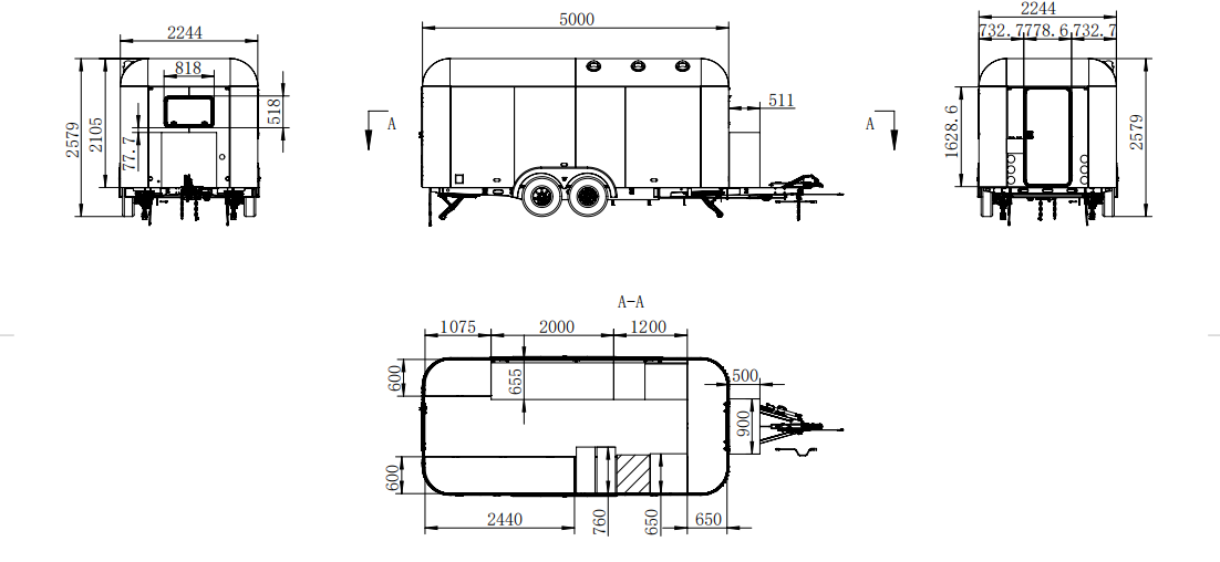 U-500食品拖车